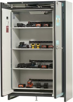 Sicherheitsschrank für Batterien/Akkus - Feuerschutz 90 Min.